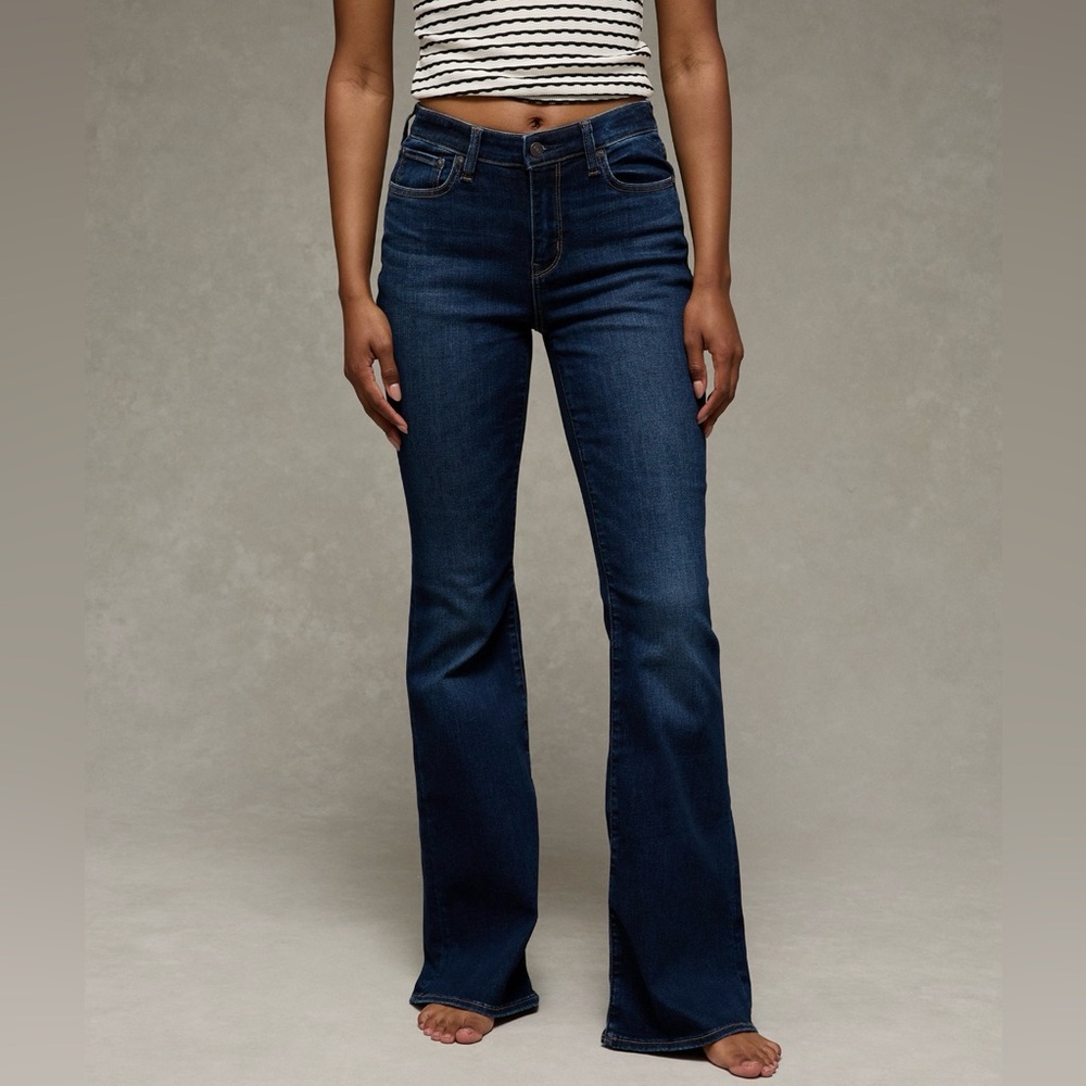 American Eagle Super High Waisted Stretch Flare Jean